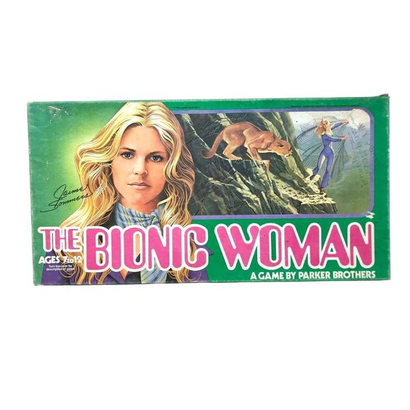 THE BIONIC WOMAN Board Game PARKER BROTHERS 1976 1970s - Picture 1 of 11